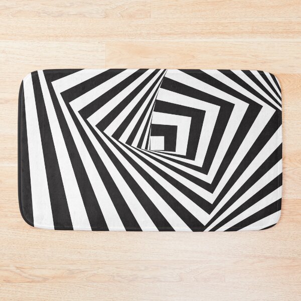 Item preview, Black And White Pop Art Optical Illusion Graphic designed and sold by artsandsoul.