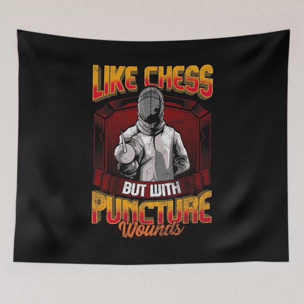Item preview, Funny Fencing Like Chess But With Puncture Wounds designed and sold by perfectpresents.