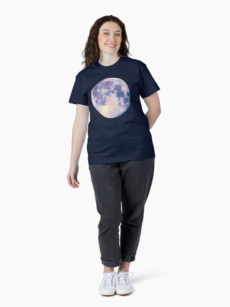 Thumbnail 4 of 7, Classic T-Shirt, Moon designed and sold by MartaOlgaKlara.