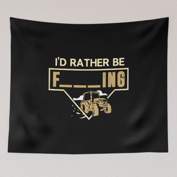 Item preview, Mens I'd Rather Be Farming Tractor Design For A Hobby Farmer graphic designed and sold by AYDreamers.