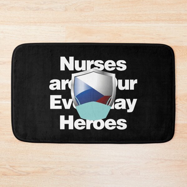 Item preview, Czechia Nurses are Everyday Heroes designed and sold by HelloFromAja.