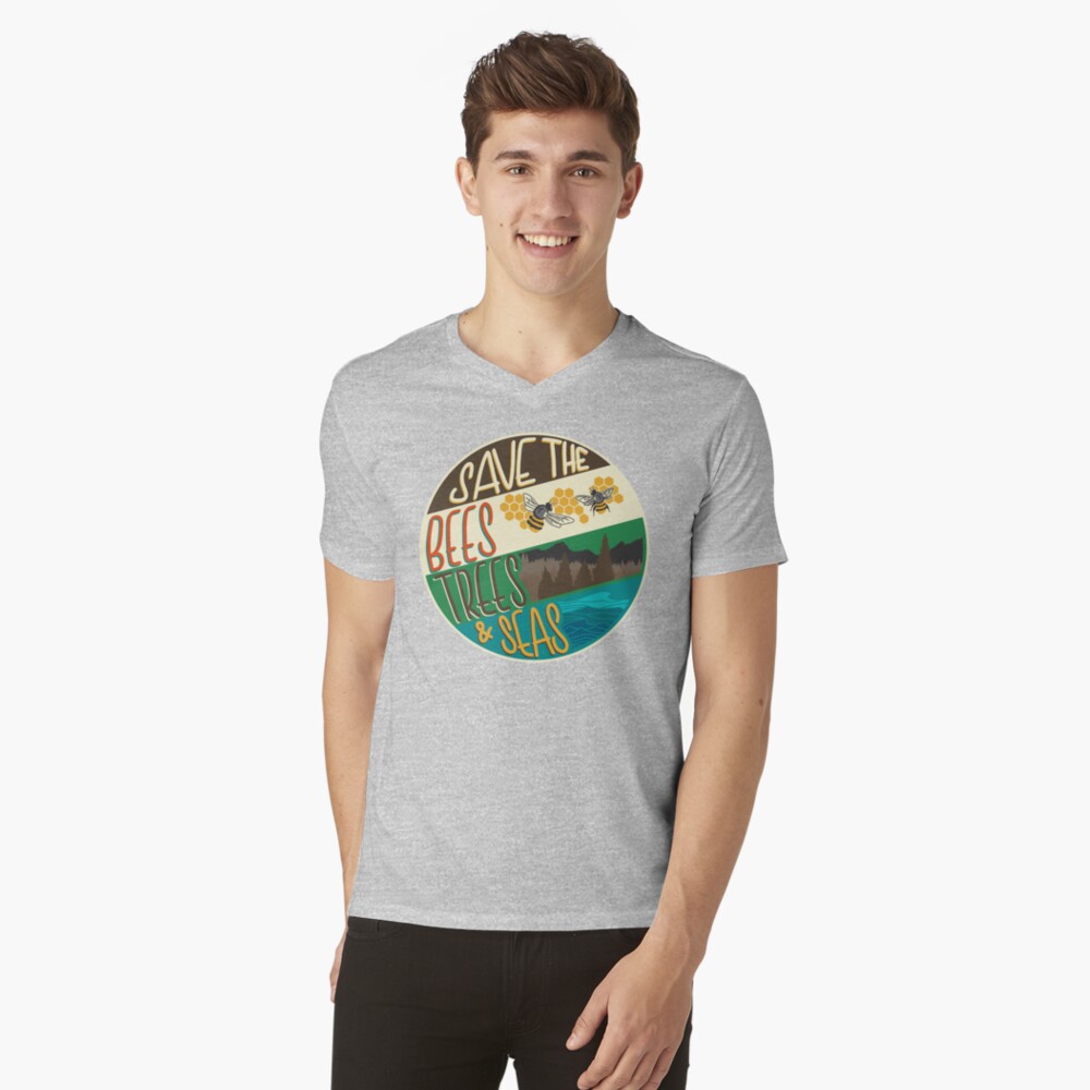 Item preview, V-Neck T-Shirt designed and sold by CarlosAlberto.