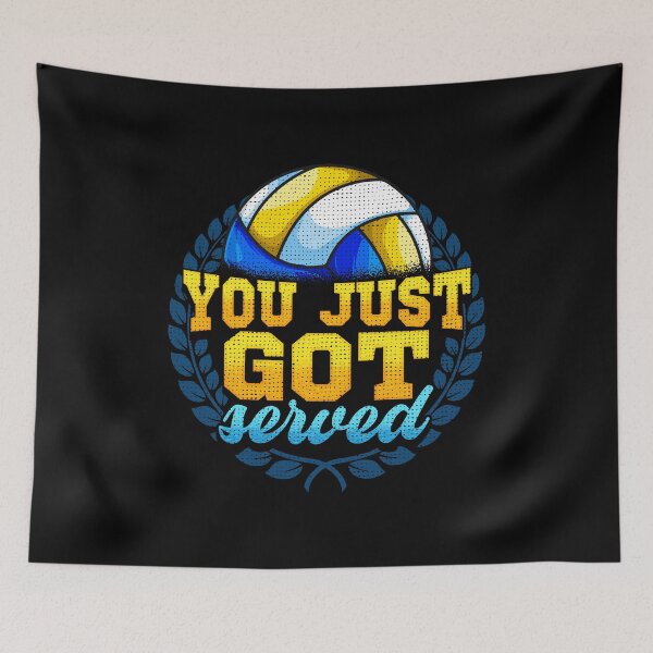 Item preview, You Just Got Served Volleyball Player Serve Pun designed and sold by perfectpresents.