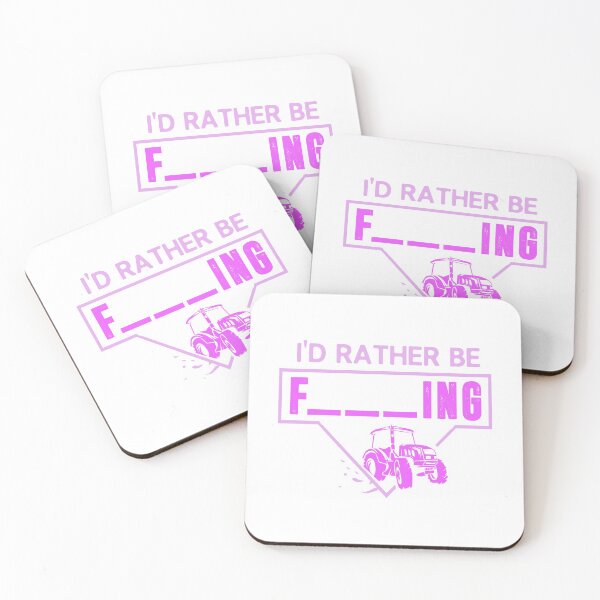 Item preview, Mens I'd Rather Be Farming Tractor Design For A Hobby Farmer print designed and sold by AYDreamers.