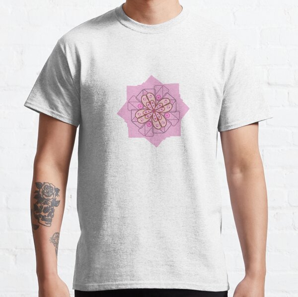 Abstract Flower Pattern Classic T-Shirt