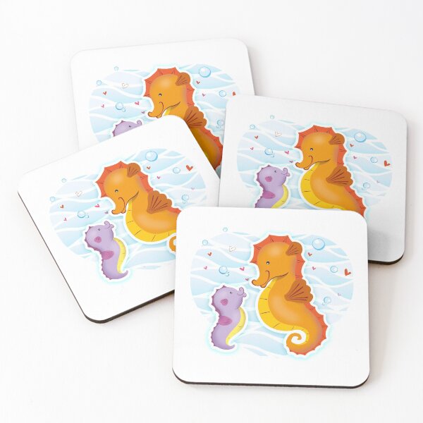 Item preview, Marine animal mascot Seahorse illustration. Ideal for veterinary, biology and zoology materials designed and sold by LucianoCosmo.