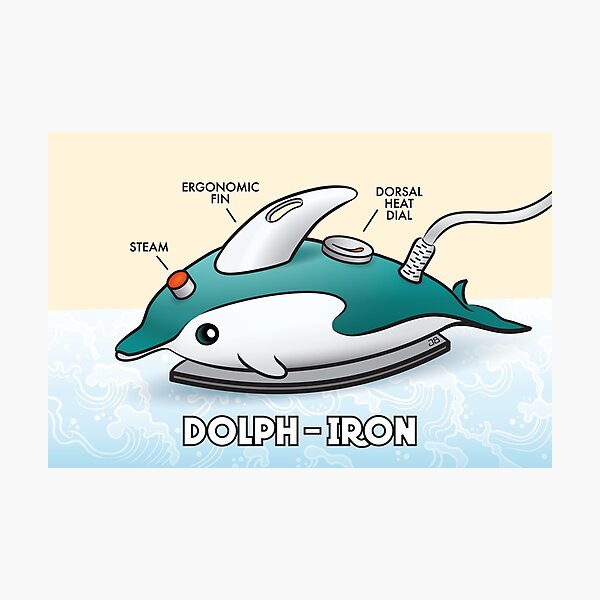Item preview, Dolphin Iron (Dolph-iron) designed and sold by Scopipodd.