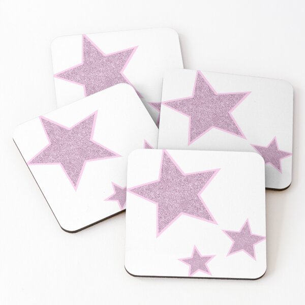 Item preview, sparkly pink stars designed and sold by carmylou.