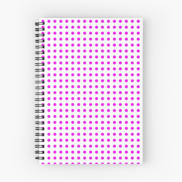 Item preview, Magenta Dots Regular Grid White Background designed and sold by Rohit Gujarati.