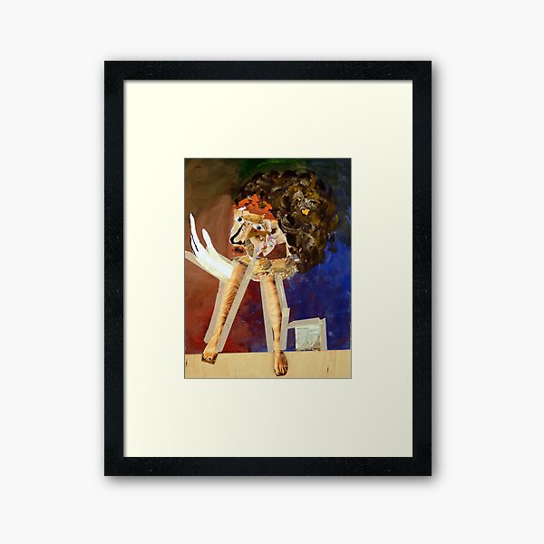 collage Framed Art Print