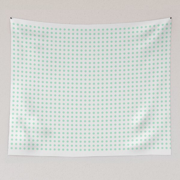 Item preview, Mint Dots Regular Grid White Background designed and sold by Rohit Gujarati.