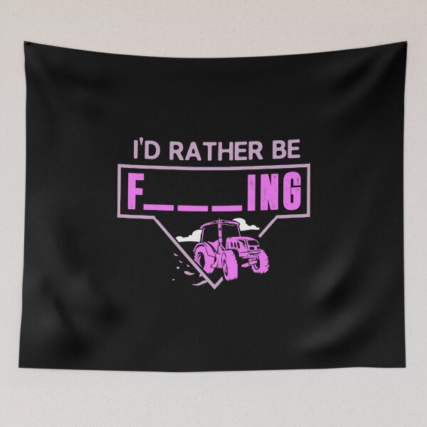 Item preview, Mens I'd Rather Be Farming Tractor Design For A Hobby Farmer graphic designed and sold by AYDreamers.