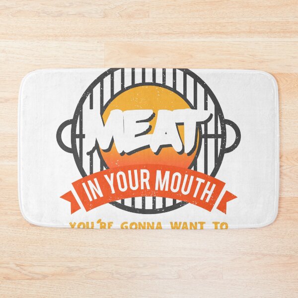 Item preview, Dirty Adult Gift design | Meat in Your Mouth | BBQ Joke gift print designed and sold by Lisbob.