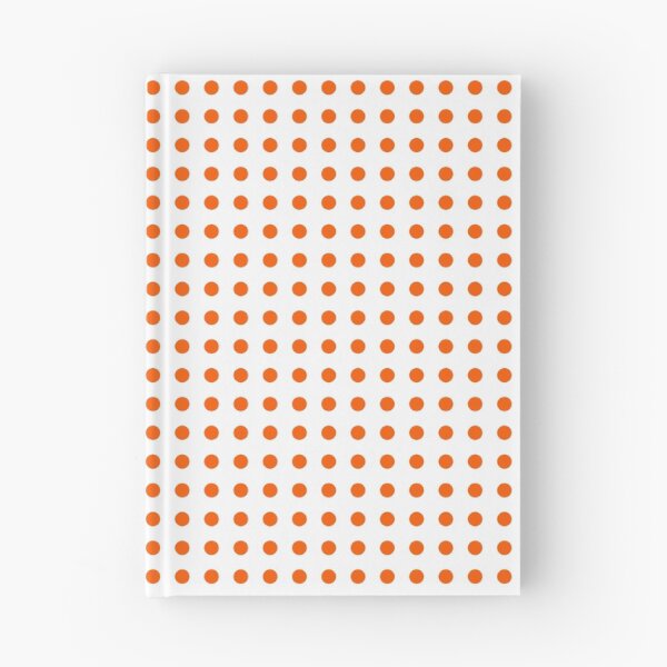 Item preview, Orange Dots Regular Grid White Background designed and sold by Rohit Gujarati.