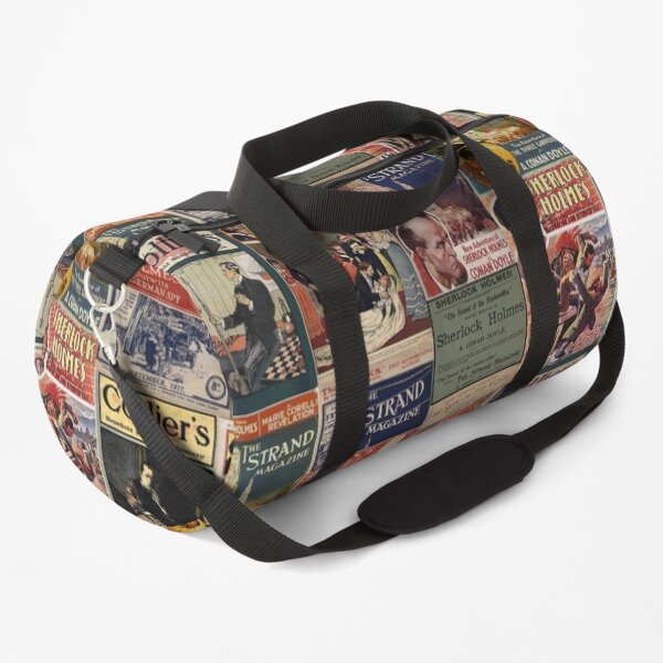 Sherlock Holmes - Vintage Magazines Duffle Bag