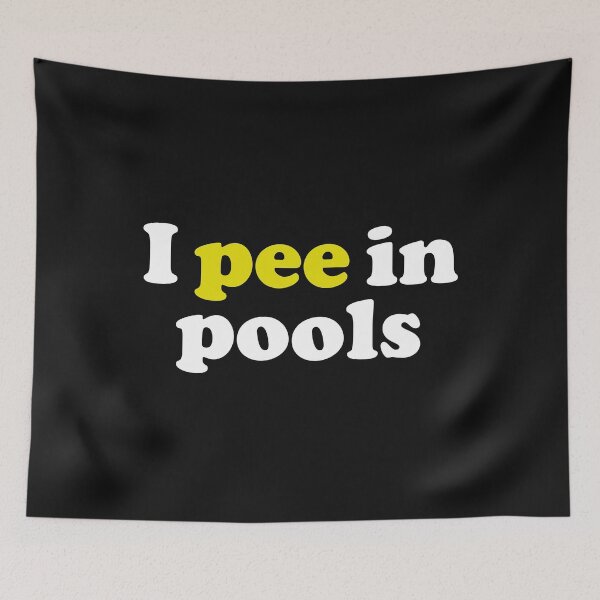 Item preview, I Pee in Pools Swimming Swimmer Gift Humor designed and sold by losttribe.