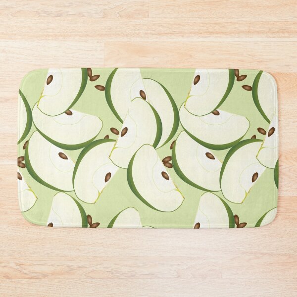 Item preview, Green Juicy Apple Slices designed and sold by LADYGOODMOOD.