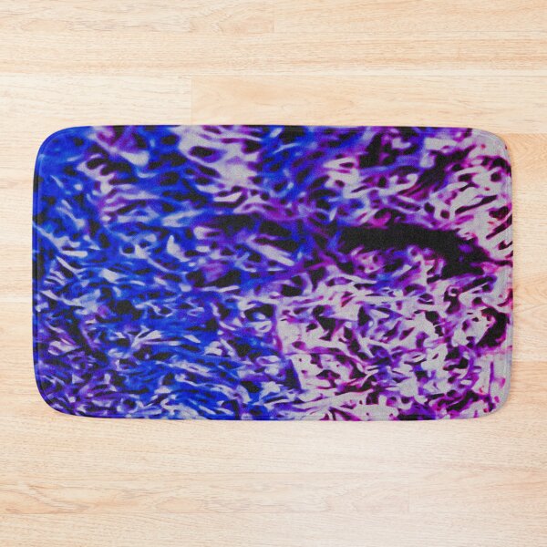 Item preview, Blue Purple Loofah Sponge Pattern designed and sold by wildjellybeans.