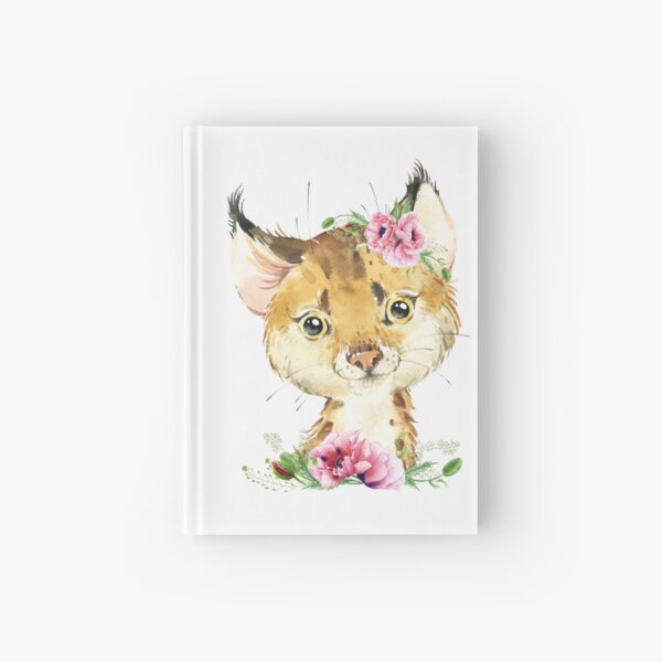 Item preview, Woodland Lynx with Pink Floral Poppies designed and sold by Paulele.