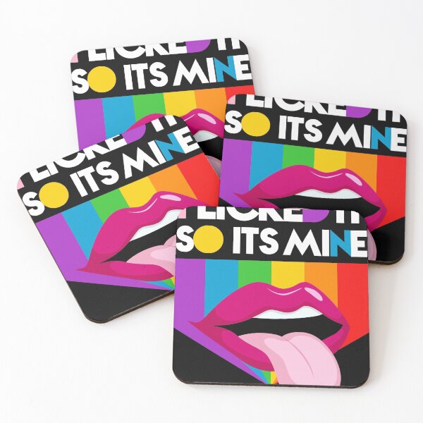 Item preview, Gay Pride LYGBY design - I Licked It So It Is Mine print designed and sold by Lisbob.