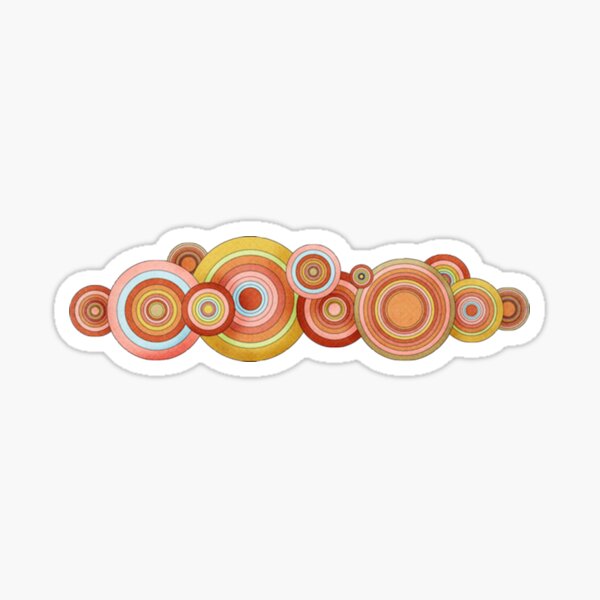 Item preview, Vintage circles designed and sold by stylebytara.