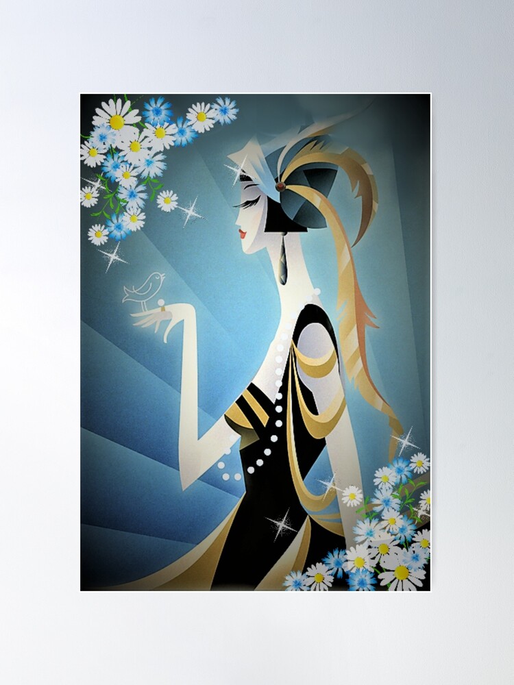 アート・デザイン・音楽 ART DECO POSTERS Pink Floyd 1960s Art Nouveau Concert Poster - Etsy