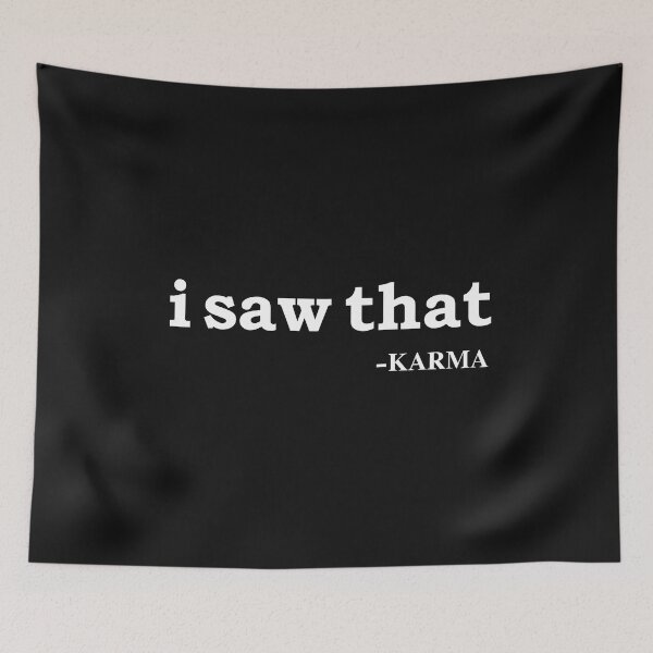 Item preview, I Saw That Karma Yoga Bad Karma Good Karma Aura designed and sold by losttribe.