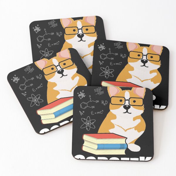 Item preview, Funny Corgi Geek Corgeek Book Lovers Gift design print designed and sold by Lisbob.