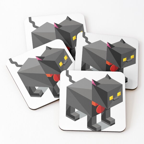Item preview, cubic cat designed and sold by Artscatsy34.