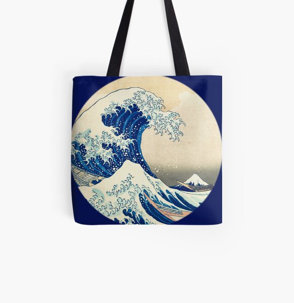 The Great Wave Off Kanagawa All Over Print Tote Bag