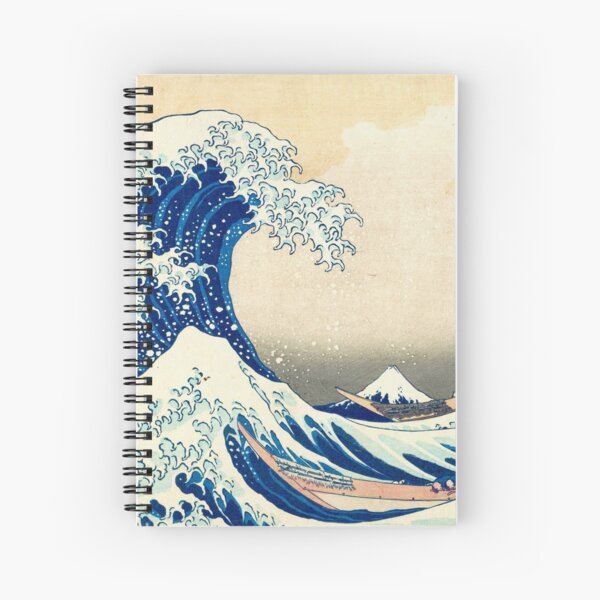 La Grande Vague de Kanagawa Cahier à spirale