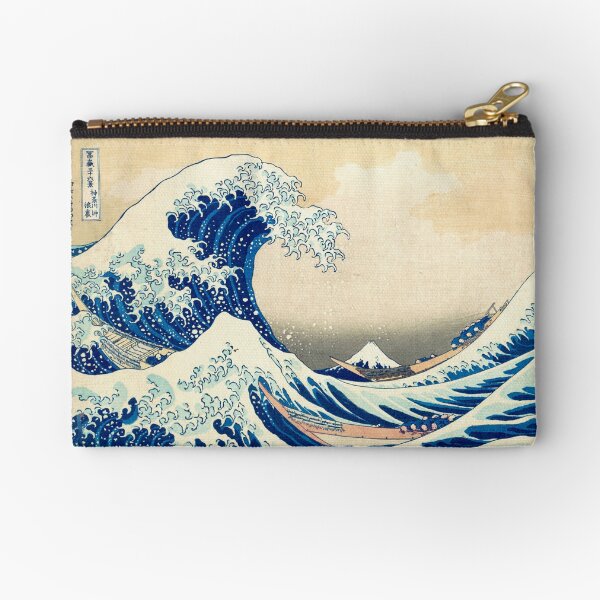 The Great Wave Off Kanagawa Zipper Pouch