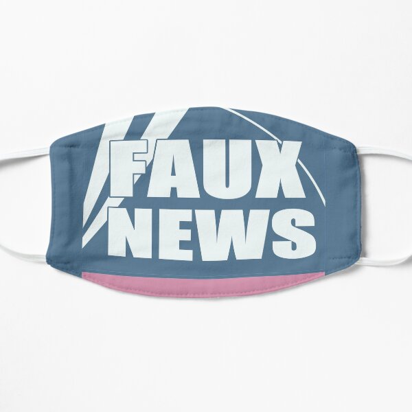 Faux News Flat Mask