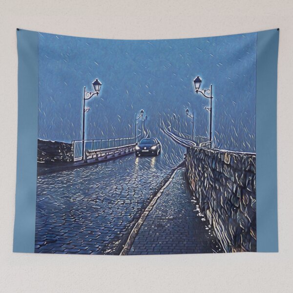 Item preview, Misty bridge leading to nowhere designed and sold by helenkaiy.