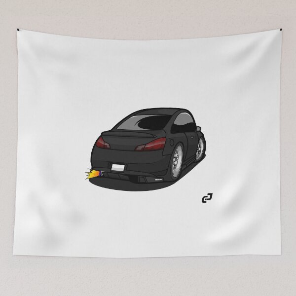 Item preview, cjtoons - black g37 back view designed and sold by Cjtoons.