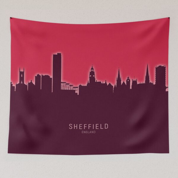 Item preview, Sheffield England Skyline designed and sold by ArtPrints.