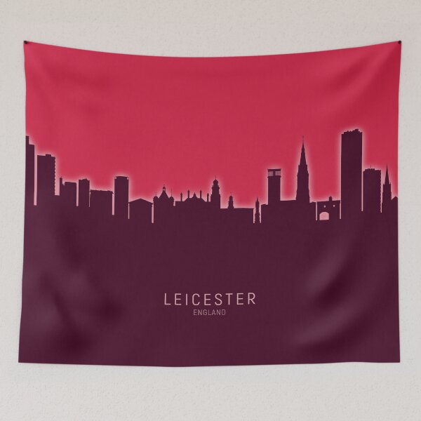 Item preview, Leicester England Skyline designed and sold by ArtPrints.