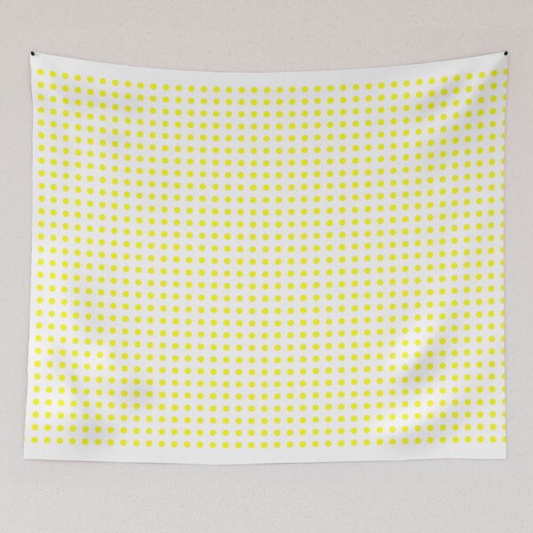 Item preview, Yellow Dots Regular Grid designed and sold by Rohit Gujarati.