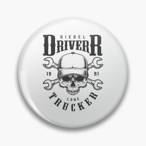 Item preview, Diesel Driver Lone Trucker designed and sold by Vector Scout Lab.