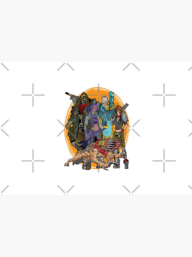 Borderlands 3 FL4K Beastmaster Amara Siren Moze Gunner Zane Operative Iron Bear Guard Skag by ProjectX23Red