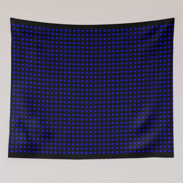Item preview, Cuadrícula regular de puntos azules designed and sold by Rohit Gujarati.