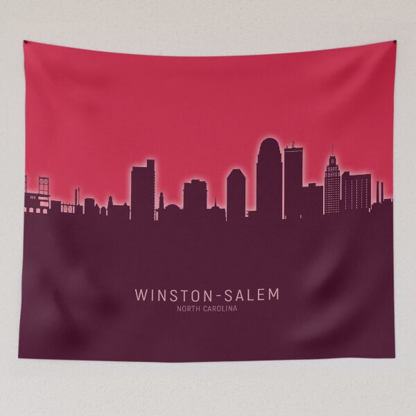 Item preview, Winston-Salem North Carolina Skyline designed and sold by ArtPrints.
