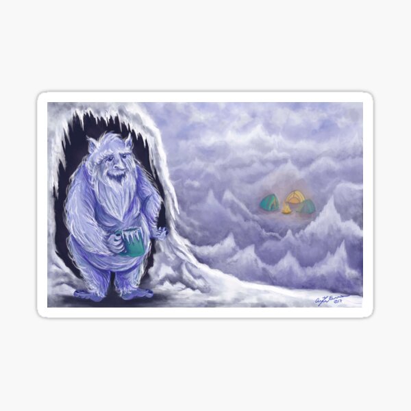 Item preview, The Yeti's Morning Routine  designed and sold by Alexis Emma.