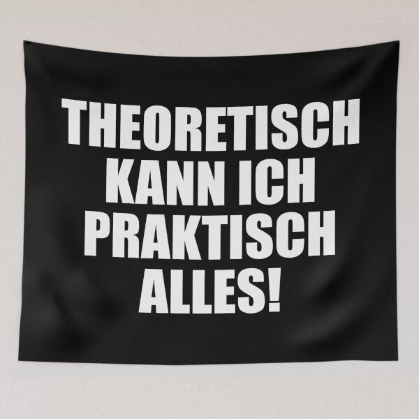 Artikelvorschau, Theoretisch Kann Ich Praktisch Alles! entworfen und verkauft von Argentini.
