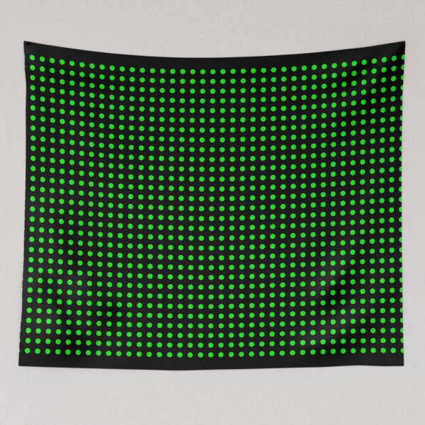 Item preview, Green Dots Regular Grid designed and sold by Rohit Gujarati.