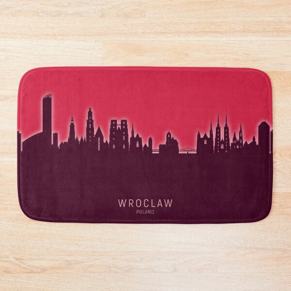 Item preview, Wroclaw Poland Skyline designed and sold by ArtPrints.