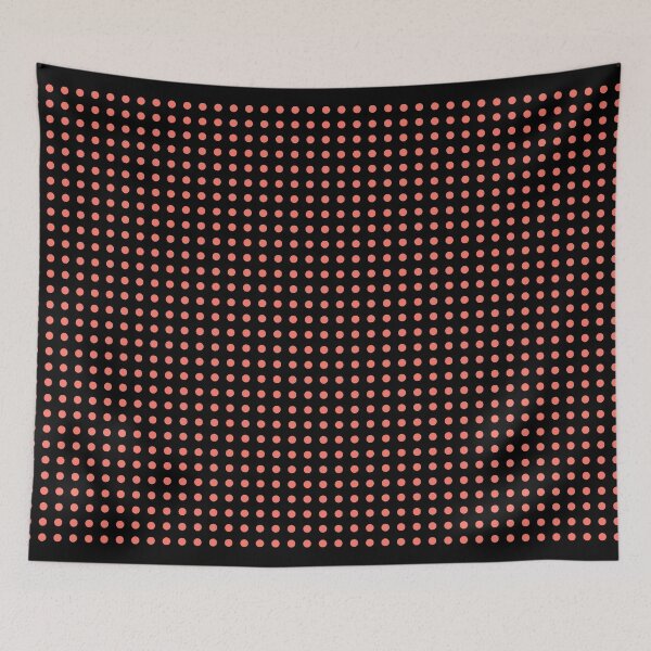 Item preview, Living Coral Dots Regular Grid designed and sold by Rohit Gujarati.