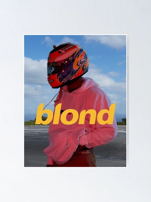 Frank Ocean Blond Motorcycle Helmet カバー FRANK OCEAN - BLOND (MOTORCYCLE HELMET COVER) - Hollow Bone