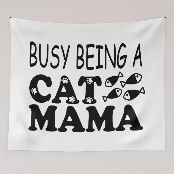 Item preview, Busy being a cat mom designed and sold by DerNerd.
