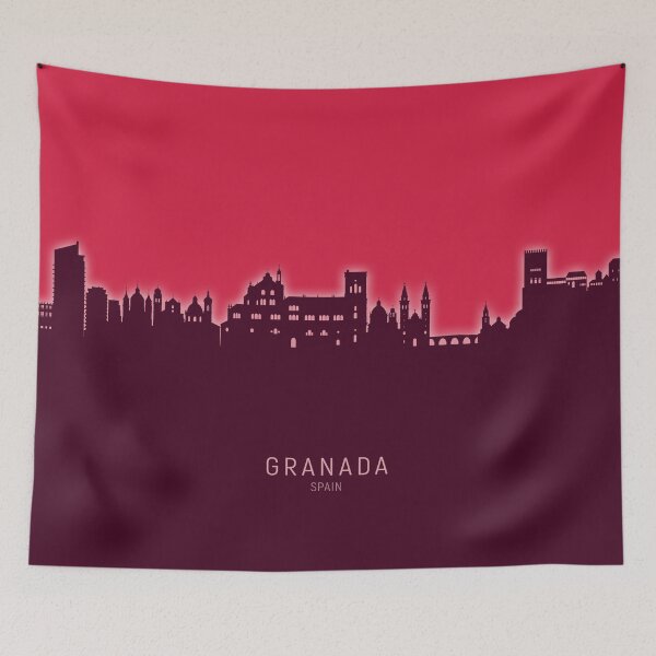 Item preview, Granada Spain Skyline designed and sold by ArtPrints.